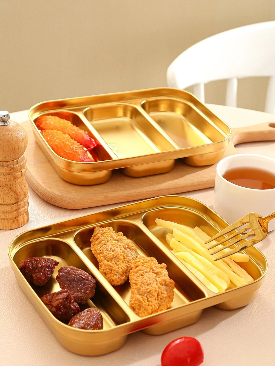 จาน หลายกริด สแตนเลส 1 ชิ้น ff-41