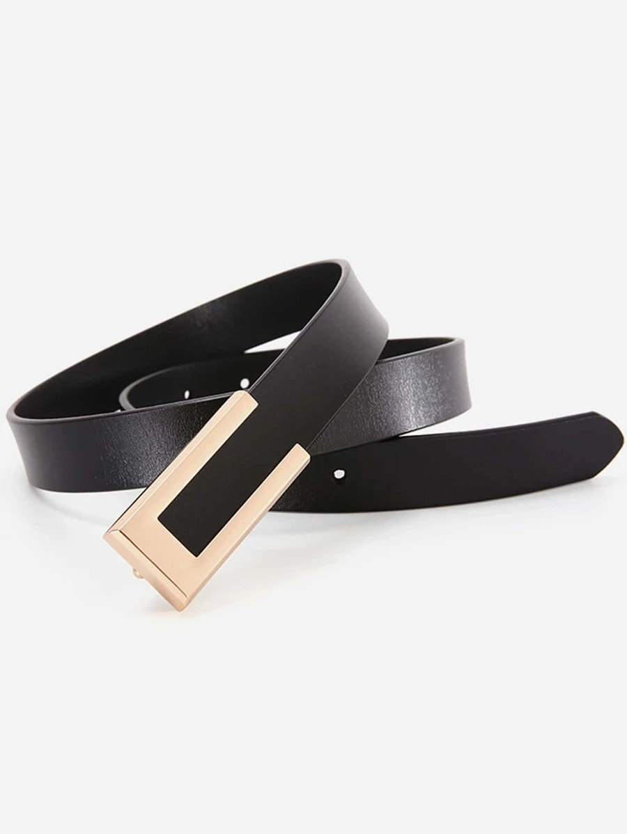 เข็มขัด หัวเข็มขัด ทรงเรขาคณิต  l-073