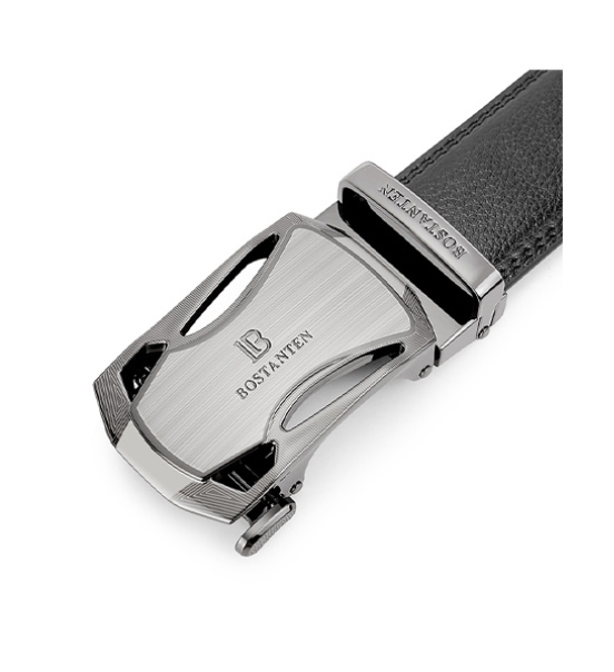 TOP77-[จัดส่งจากประเทศไทย] BOSTANTEN เข็มขัดผู้ชายใหม่เข็มขัดหัวเข็มขัดอัตโนมัติเข็มขัดหนังที่เรียบง่ายสไตล์ธุรกิจกล่องของขวัญ