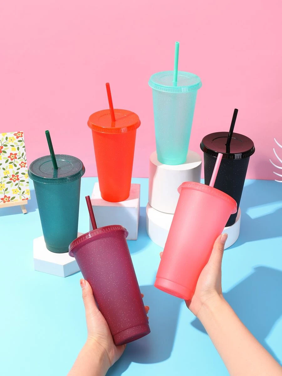 แก้วเก็บความเย็น 5 ชิ้น สีพื้น pp-56