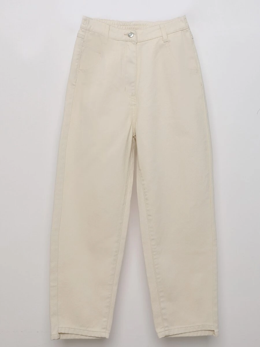 กางเกงยีนส์สำหรับคุณแม่ ดีเทลกระเป๋าหน้าทรงเฉียง 1 ชิ้น  ee-18