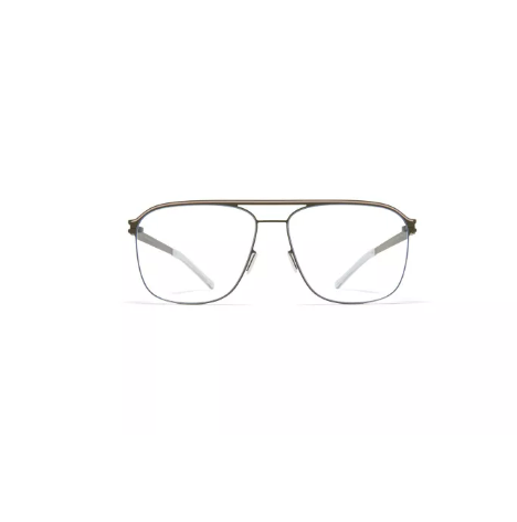 (ว#016) MYKITA - ADRIANO OPTICAL GLASSES for Men & Women Green frame Stainless steel Aviator shaped
