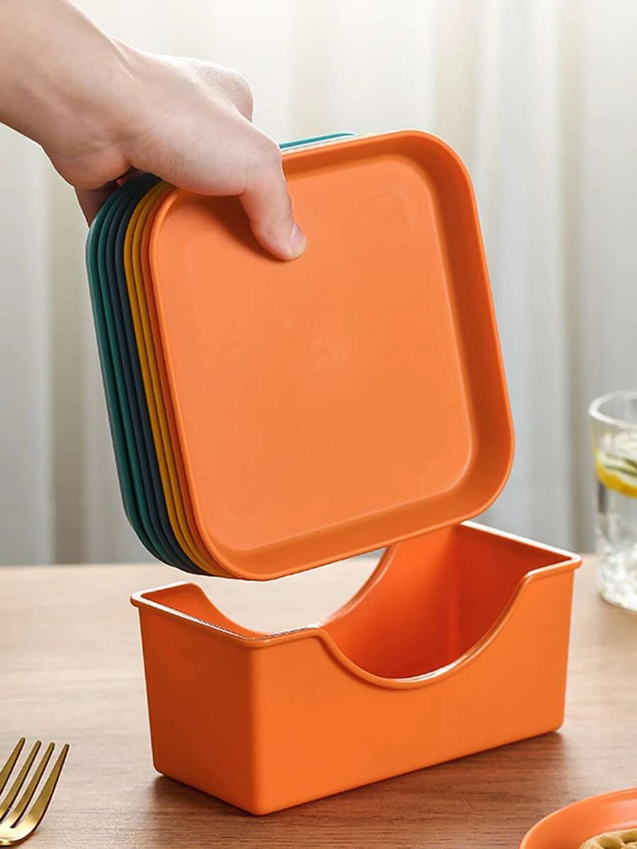 จาน 5 ชิ้น หลากสี  ff-68