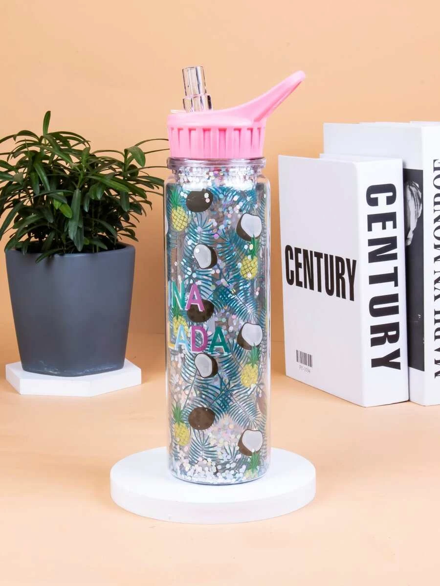 ขวดน้ำ พกพาได้ น้ำ ทันสมัย ลาย ผลไม้ สำหรับ กลางแจ้ง 1 ชิ้น pp-77