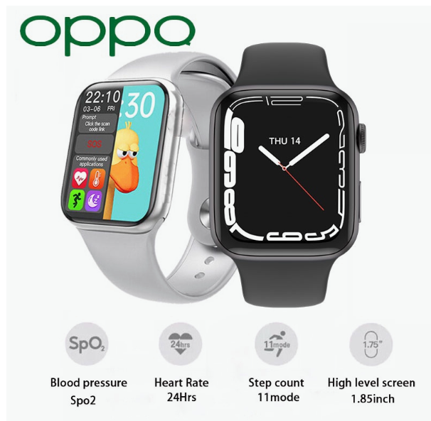 EW84-รับประกัน 1ปี OPP0? สมาร์ทวอทช์ รองรับภาษาไทย นาฬิกาสมาร์ทวอทช์ สัมผัสได้เต็มจอ นาฬิกาsport นาฬิกากันน้ำ COD