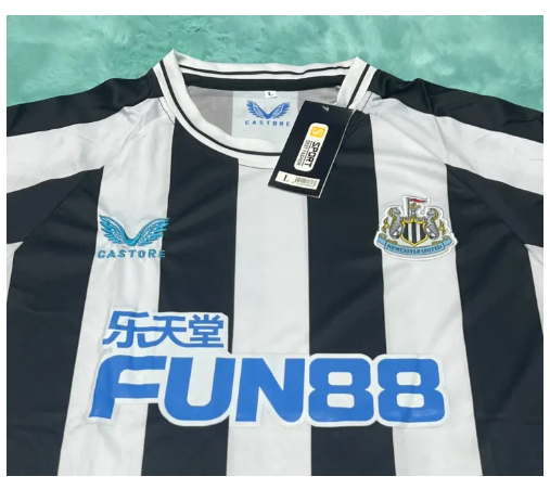 Z50-ชุดบอล ทีมอยู่แค่สั่น Newcastle ปี2022/23 แขนสั้น คอกลม เสื้อพร้อมกางเกง มีครบไซส์ ใหม่ล่าสุด