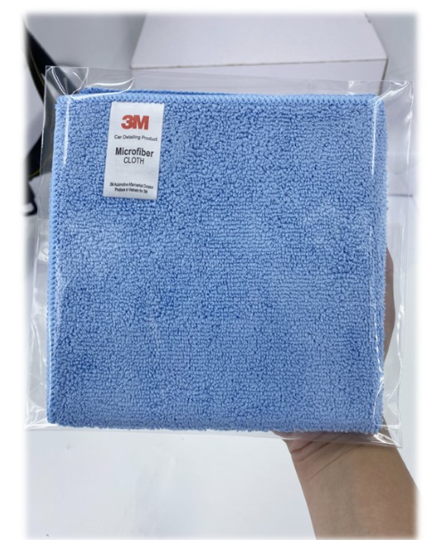 AC119-3M MICROFIBER CLOTH 30x30cm ผ้าไมโครไฟเบอร์สีฟ้า