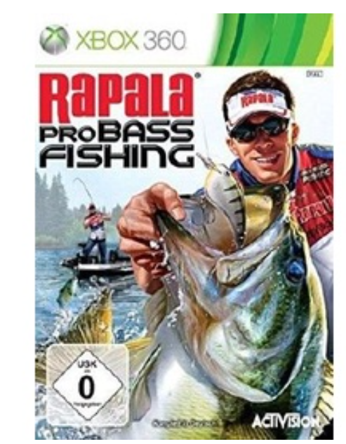 GA18-Rapala Pro Bass Fishing xbox360 เลือกโซน PAL/NTSC-U xbox360 แผ่นเกมส์Xbox 360 แผ่นไรท์เล่นได้กับเครื่องที่แปลงแล้ว