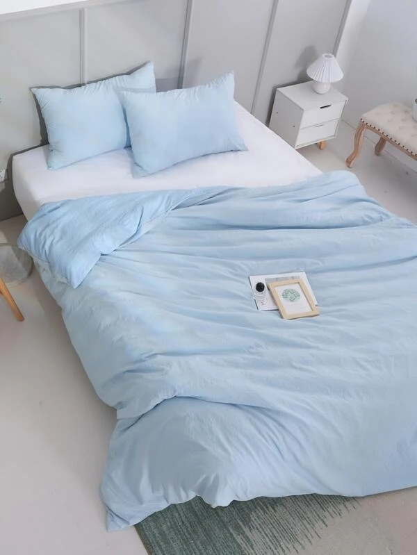 ชุดปลอกผ้านวม ไม่มีฟิลเลอร์ สีพื้น t-61