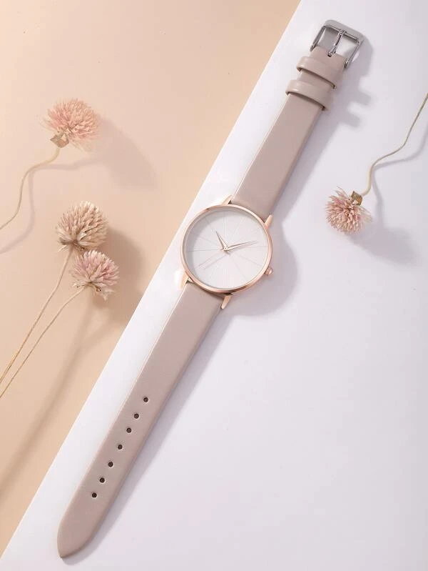 นาฬิกาข้อมือควอทซ์ Round Pointer  น-31