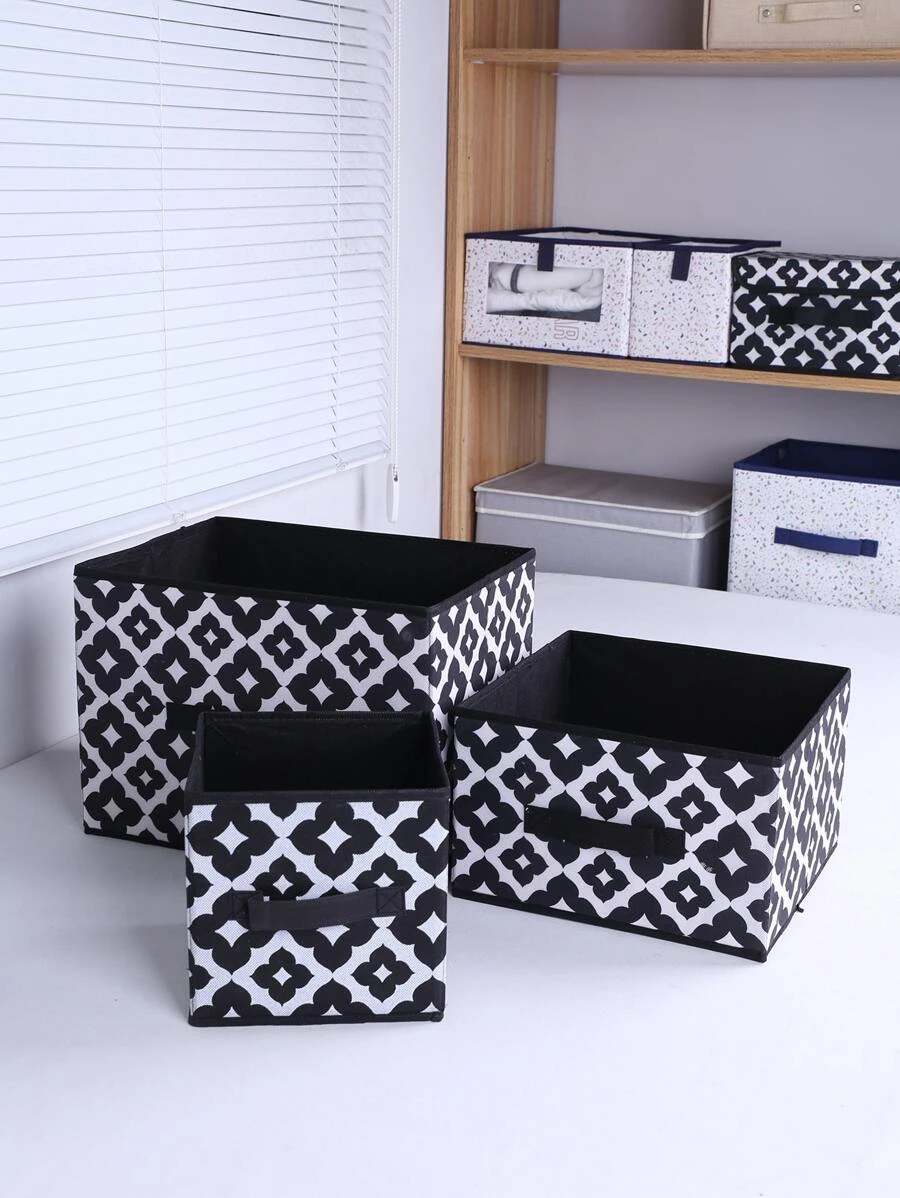 กระเป๋าใส่เสื้อผ้า 1 ชิ้น ลายเรขาคณิต พับได้  gg-50