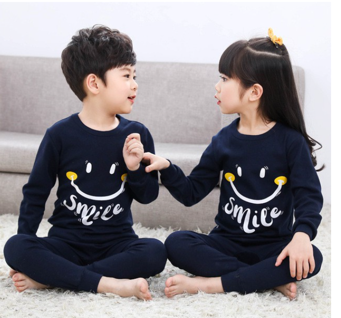 SA92>K156 ชุดนอนเด็ก เสื้อผ้าเด็ก ขุดนอนเด็กผ้านิ่ม ชุดนอนเด็กสไตส์เกาหลี ลายเด็กผู้หญิง [100% COTTON] By Superkidz