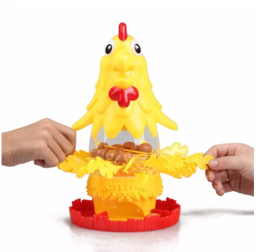 JIN34-เกมส์ถอนขนไก่ ไข่ตก เกมส์ดึงขนไก่ เกมแม่ไก่ออกไข่ Chicken Drop เสริมทักษะเด็กวัยเด็ก ของเล่นเพื่อการศึกษา ของเล่นสำหรับเด็ก kidtoy toys