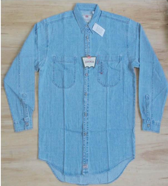 MAN42-New shirt ลีวาย สีฟ้า 1996 ไซส L ถึง XL