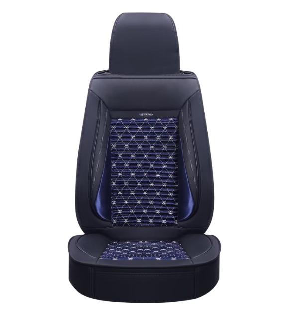 GX45-เบาะหุ้ม ชุดคลุมเบาะรถ ชุดหุ้มเบาะ ใช้ได้กับรถทั่วไป (แพคคู่) หนังPU รุ่น 1719 Car Seat Cushion Cover