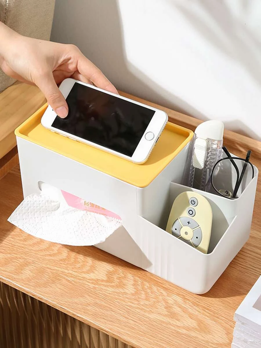 กล่องทิชชู่ สีสุ่ม 1 ชิ้น nn-122