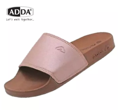 SAN31-ADDA 7AD06 รองเท้าแตะลำลอง รองเท้าผู้หญิง ทรง ใส่สบาย พื้นนุ่ม ไม่ลื่น สไตล์วินเทจ ไซส์ 37-40 สี น้ำตาล ขาว ชมพู เทา moontree