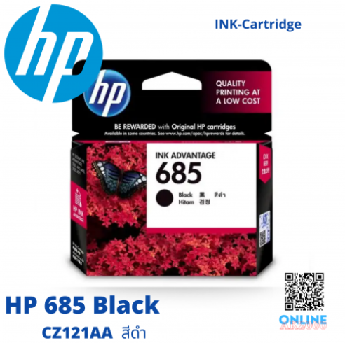 DA62-HP CZ121AA 685 Black ตลับหมึกพิมพ์ เอชพี แท้