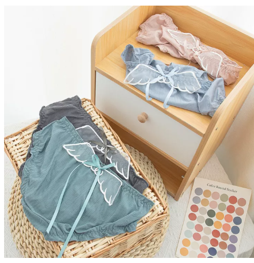 PAN50 กางเกงในน่ารัก มีโบว์ สไตลืนักเรียนญี่ปุ่น ราคาถูกที่สุดในโลก มีหลากสีให้เลือก