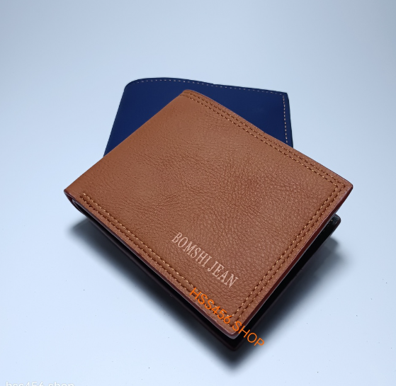 RAY55-กระเป๋าสตางค์ผู้ชาย Bomshi ขนาดเล็ก #K-010 (JEAN)