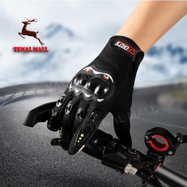 GX124-ถุงมือมอเตอร์ไซค์ ถุงมือขับมอไซค์ ถุงมือขับมอเตอร์ไซค์ ถุงมือขับรถ ถุงมือครึ่งนิ้ว ถุงมือทัชสกรีน ถุงมือขับมอไซ ไม่อับ