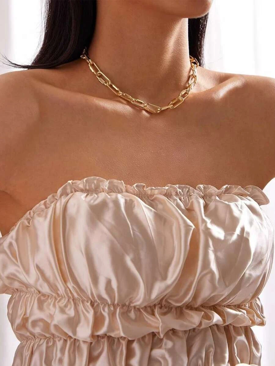 สร้อยคอ แบบโซ่ มินิมอล  kk-77