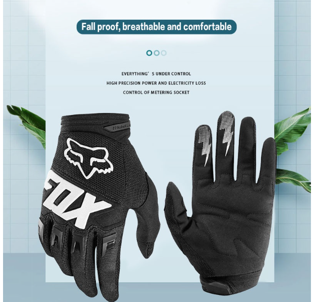 Z06-ถุงมือขี่รถจักรยานยนต์ ขี่จักรยานเสือภูเขา ออฟโร้ด รถจักร ผู้ชายและผู้หญิง กันน้ํา และป้องกันการตก ถุงมือแข่งรถ