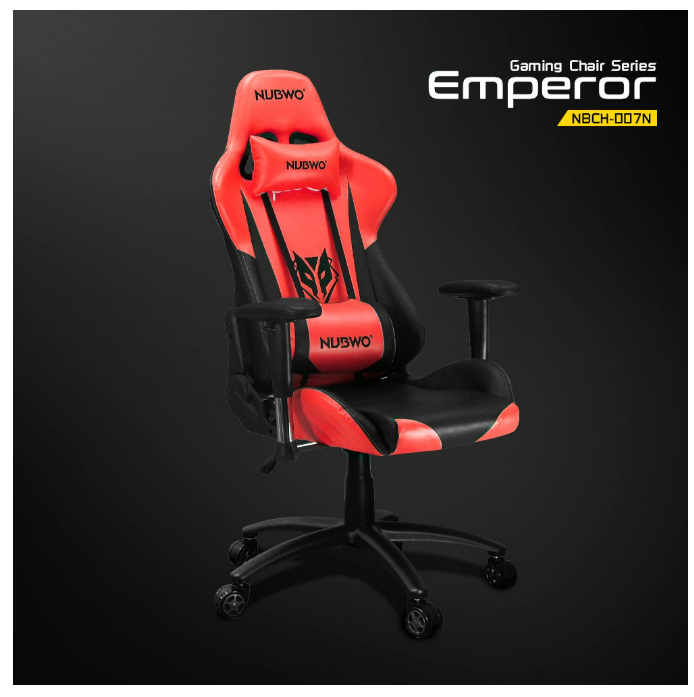 ก02 Nubwo เก้าอี้ นั่งเล่นคอม ดีไซน์เกมมิ่ง รุ่น NBCH-007N ขาเหล็ก
