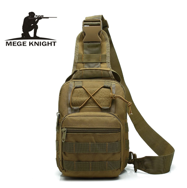 HU84-MEGE Brand Enthusiasts ทหารยุทธวิธีกระเป๋าชายกีฬากลางแจ้งไนลอนกันน้ำ Casual Camouflage กระเป๋าสะพาย