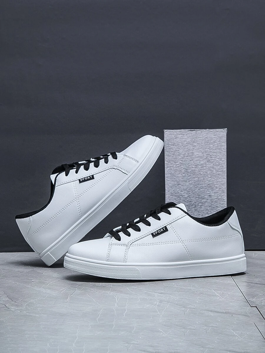 ผู้ชาย รองเท้ากีฬา, รองเท้าผ้าใบ สองสี ผูกเชือกด้านหน้า m-20 z.36-46