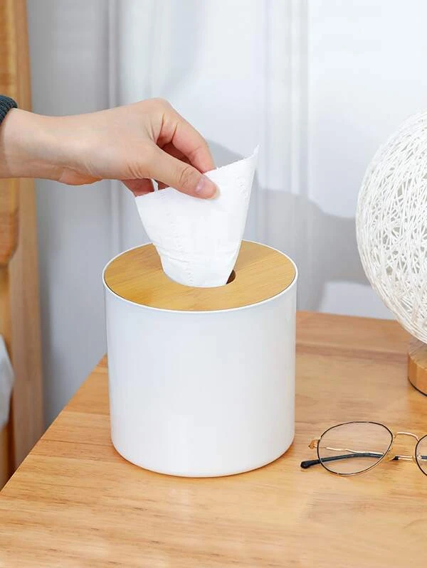 กล่องทิชชู่ เนื้อเยื่อ จัดเก็บ ลายไม้ ลวดลาย สำหรับ บ้าน 1 ชิ้น  nn-36